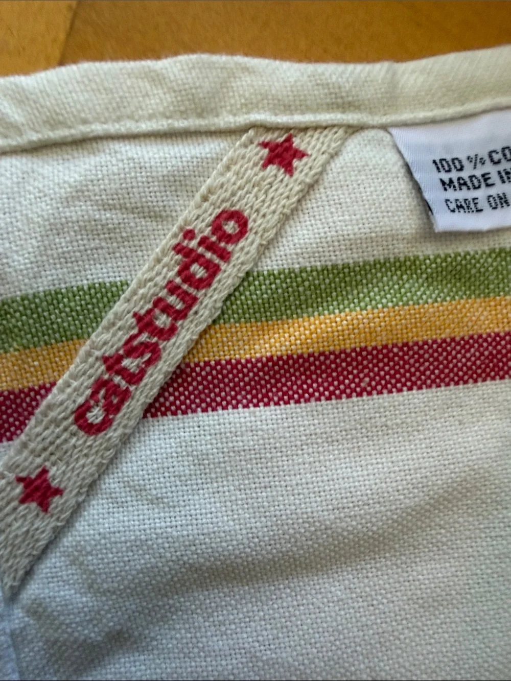 Catstudio California Map Embroidered White Kitchen Towel